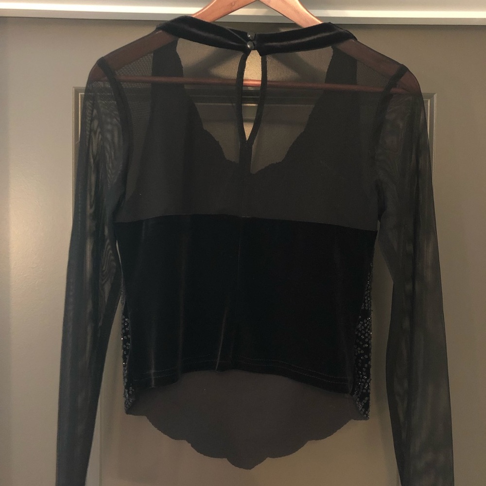 MSK Womens Blouse Shirt Black - Picture 7 of 8